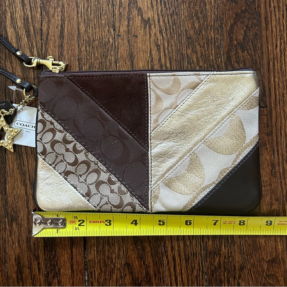 Coach Patchwork Collection Wristlet - Picture 10 of 11